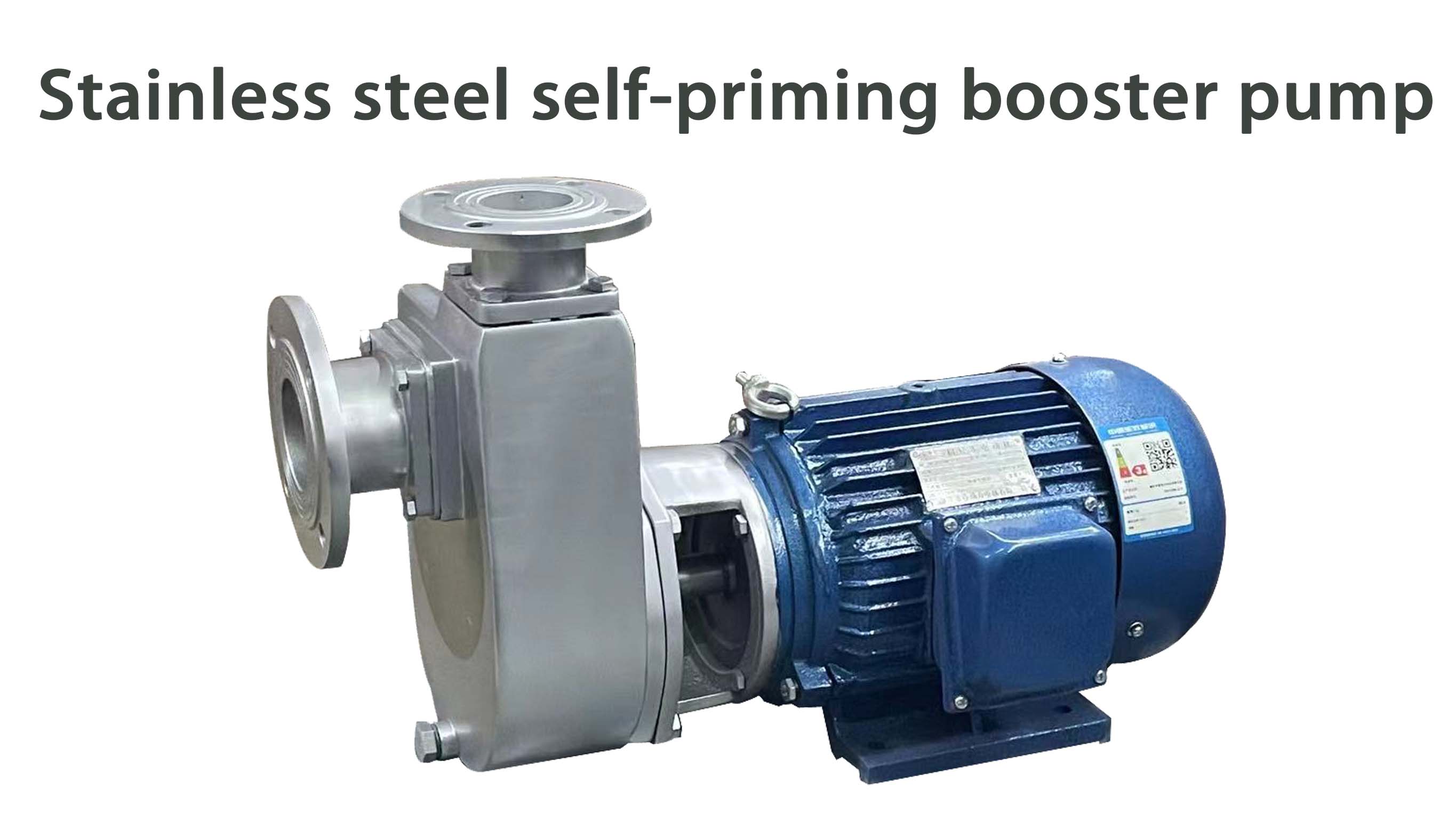 Stainless steel self-priming chemical pump