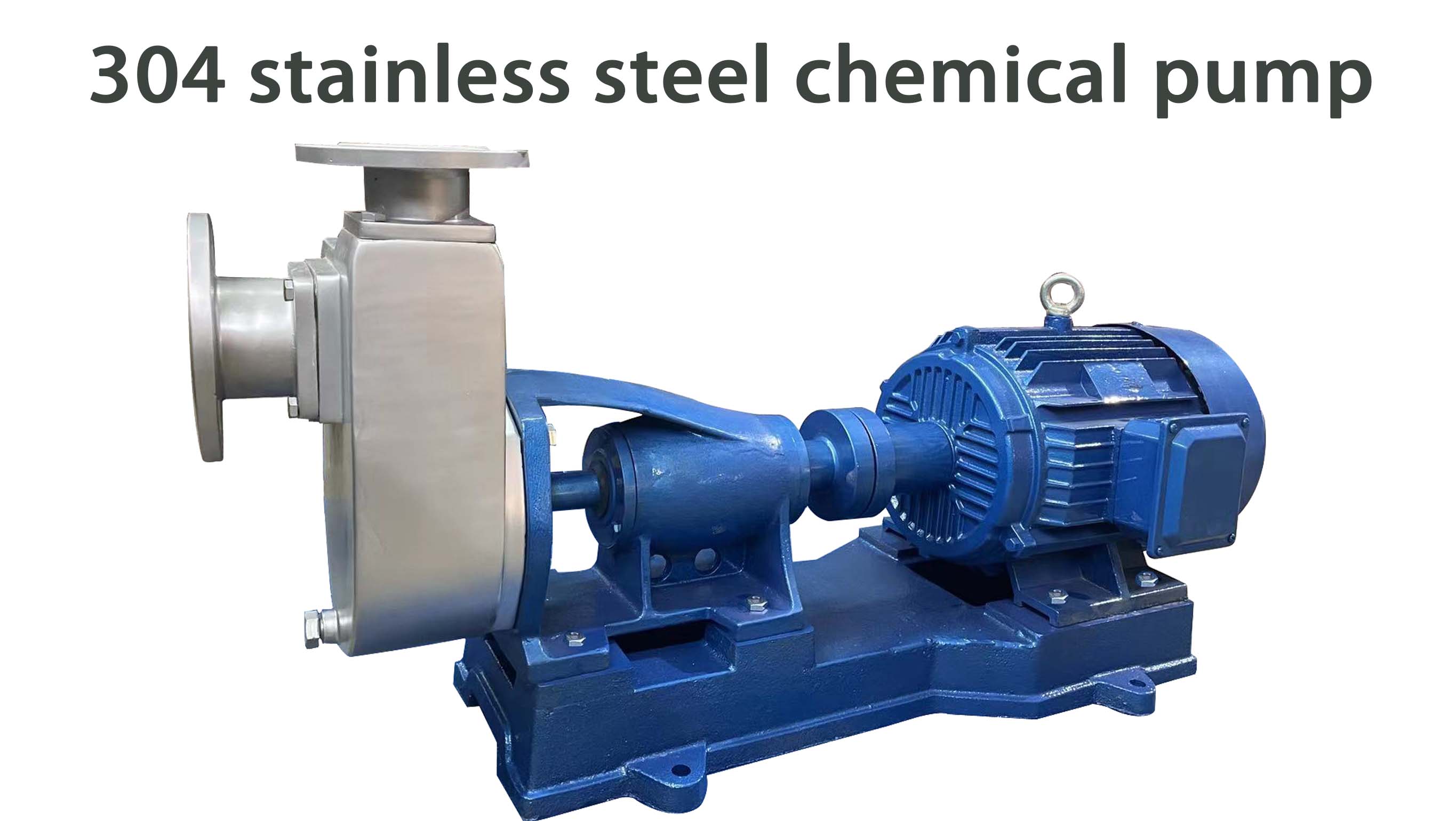 Industrial stainless steel self-priming pump