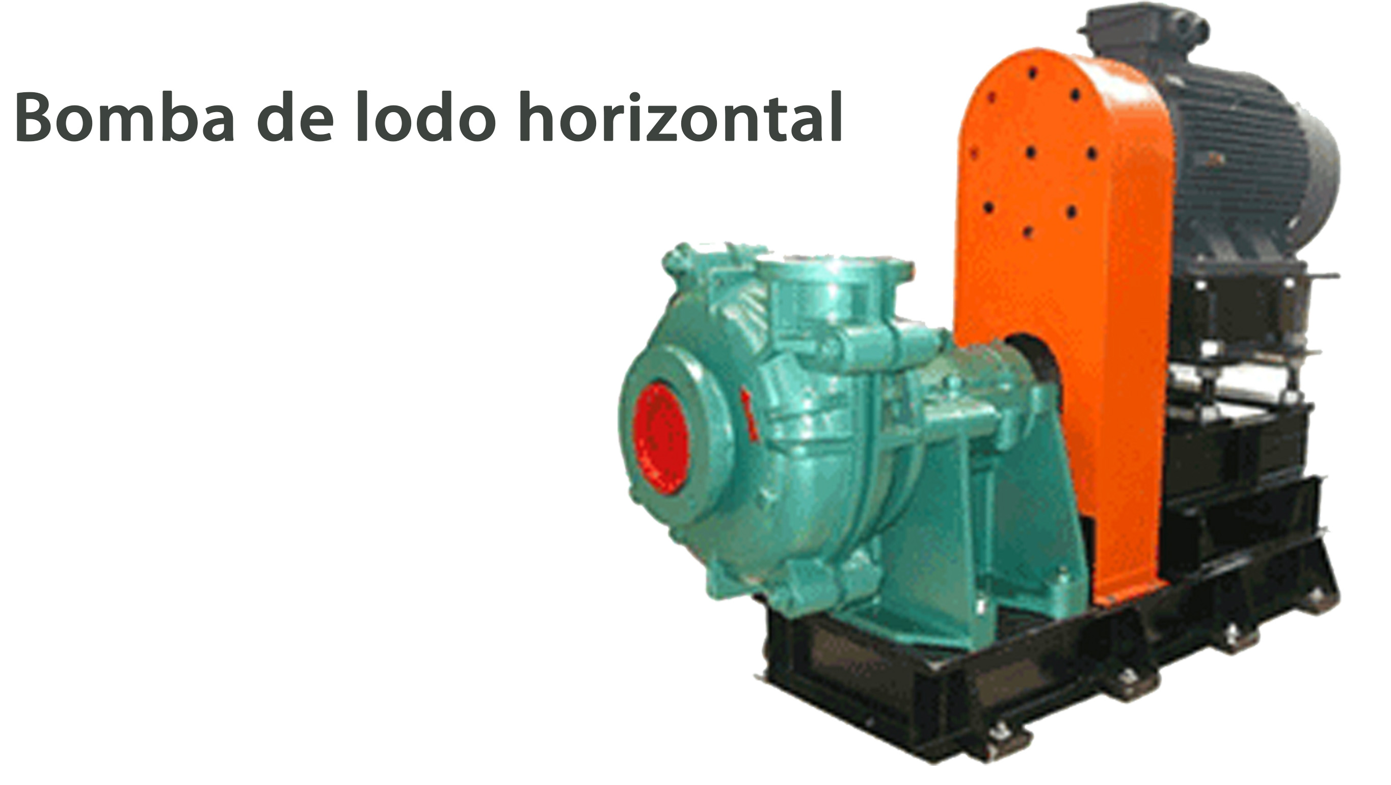 Bomba de lodo horizontal